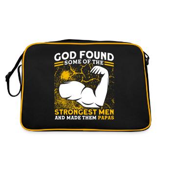 God the Father Dad Papa - Retro Bag - black/gold - Back