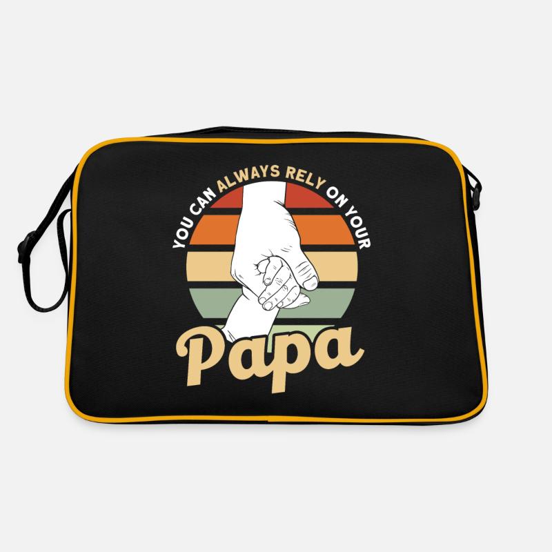Zuverlässig Vater Vati Papa Retro Tasche