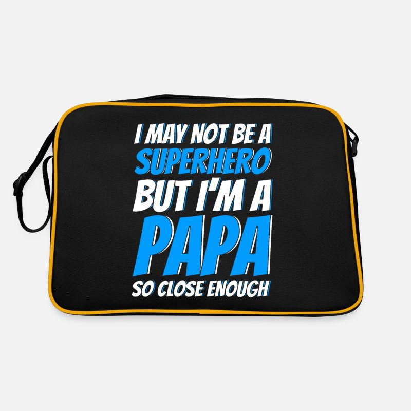 Superheld Vater Vati Papa Retro Tasche