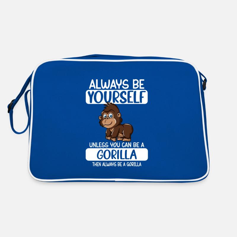 Always Be Yourself Unless You Can Be A Gorilla Retro Tasche