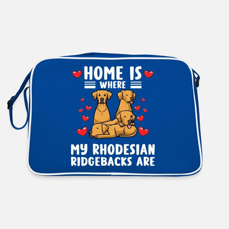 Rhodesian Ridgeback Hund Retro Tasche