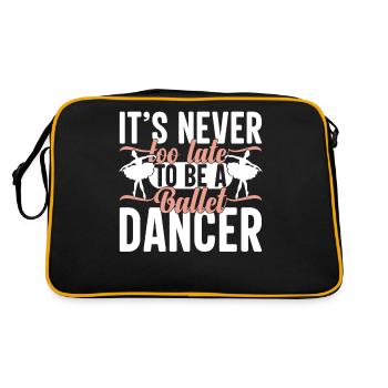 Professional Ballerina Lifestyle Ballet Dance G - Retro Bag - black/gold - Back