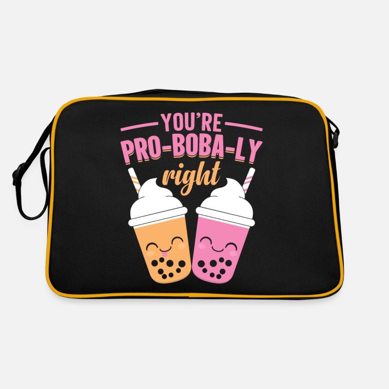 Milchtee-Liebhaber Powered by Tea Bubble Lifestyle Retro Tasche