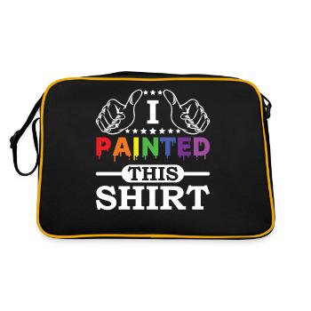 Painting Lifestyle Creativity Painting Art Lovers G - Retro Bag - black/gold - Back
