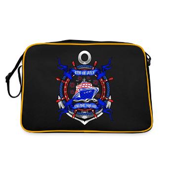 4 juillet Cruise Squad - Sac Retro - noir/or - Dos