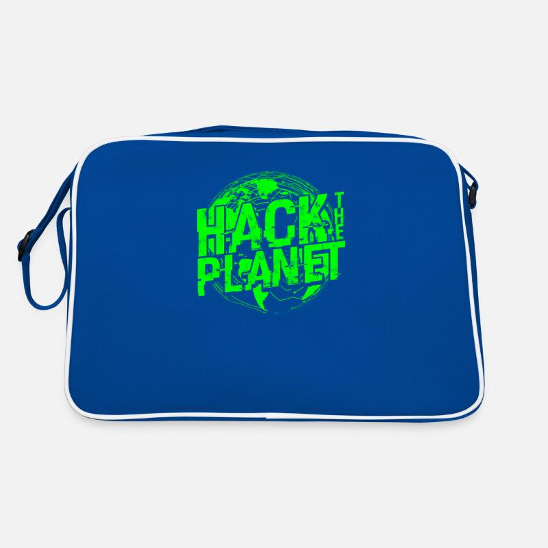 Hack the Planet Softwareentwickler - Anonymous Retro Tasche