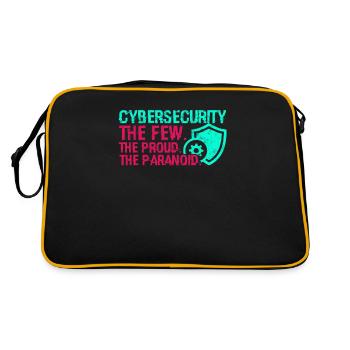Cybersecurity The few The proud The paranoid - - Retro Bag - black/gold - Back