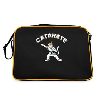Art martial amusant pour les amateurs de karaté - Sac Retro - noir/or - Dos