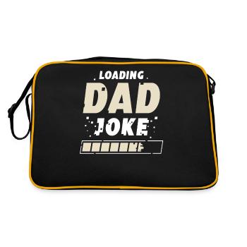 Papa Blague Papa Blague Blague Père - Sac Retro - noir/or - Dos