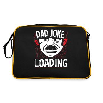 Papa Blague Papa Blague Blague Père - Sac Retro - noir/or - Dos