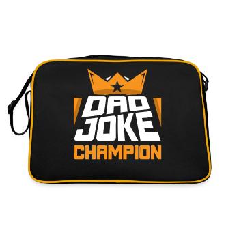 Papa Blague Papa Blague Blague Père - Sac Retro - noir/or - Dos