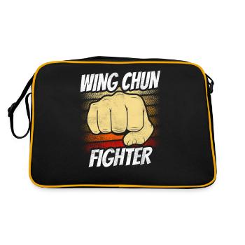 Wing Chun Fighter Martial Arts Trainer Martial Arts - Retro Bag - black/gold - Back