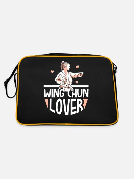 Wing Chun Lovers Girls Martial Arts Martial Arts - Retro Bag - black/gold - Back