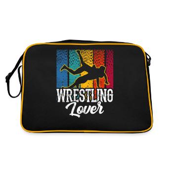 Wrestling Lovers Wrestling Wrestling Wrestling - Retro Bag - black/gold - Back