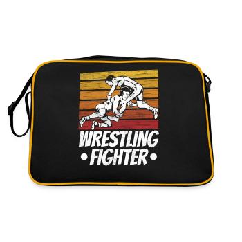 Wrestling Fighter Wrestling Wrestling Wrestling - Retro Bag - black/gold - Back