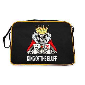 Joueur de poker King Of The Bluff Poker Cards Poker - Sac Retro - noir/or - Dos