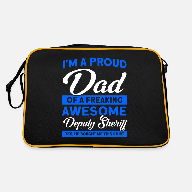 Fier Papa Assistant Shérif Papa Père Sac Retro