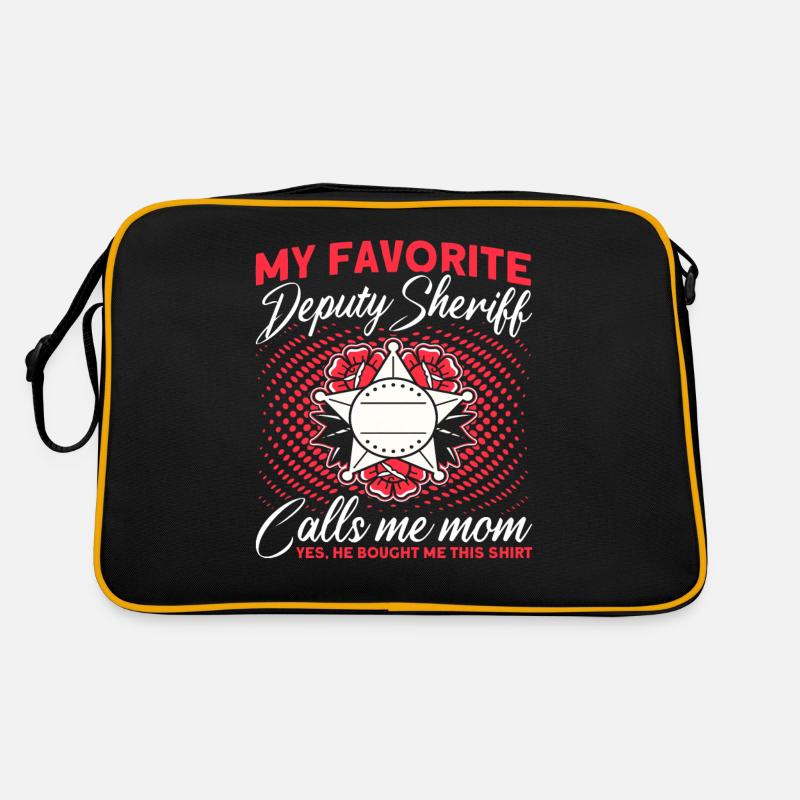 Mama Hilfssheriff Mama Mutter Retro Tasche