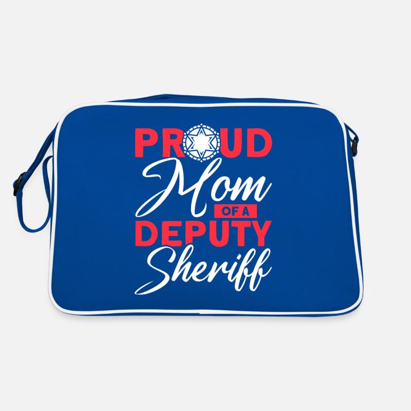 Fière Maman Assistant Shérif Maman Mère Sac Retro