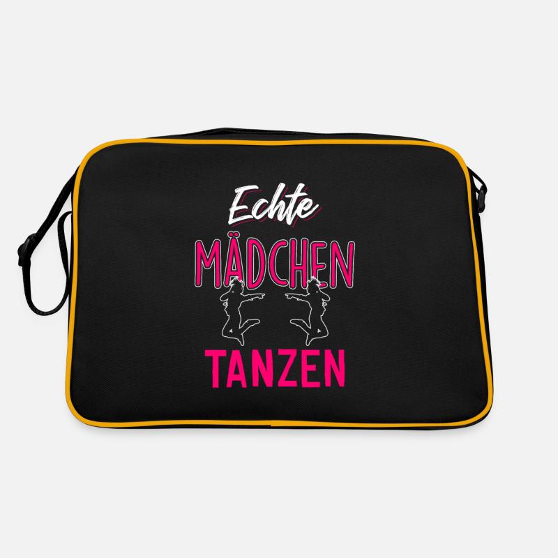 Echte Mädchen tanzen Retro Tasche