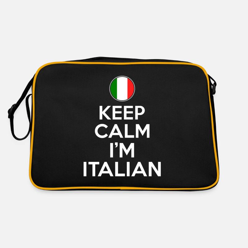 Keep calm im italian Retro Tasche