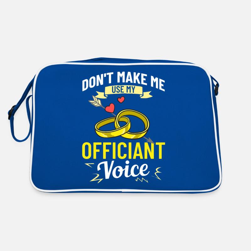 Trauungsleiter Eheoffizier Priester Pfarrer Ehe Retro Tasche