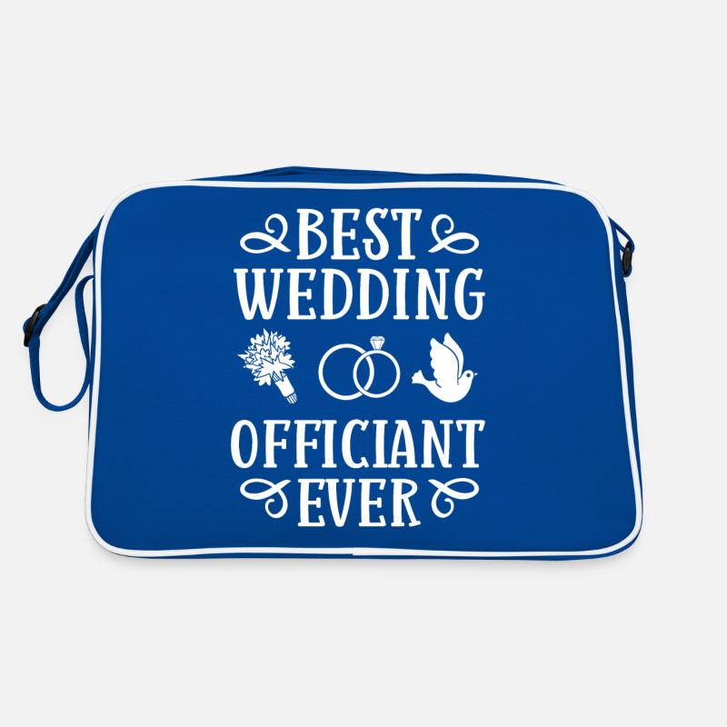 Trauungsleiter Eheoffizier Priester Pfarrer Ehe Retro Tasche