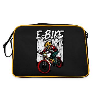 Vélo électrique Pedelec - Sac Retro - noir/or - Dos