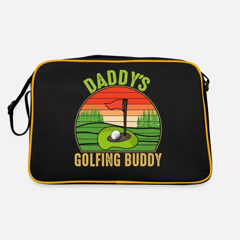 Daddy's Golfing Buddy Best Dad By Par Retro Tasche