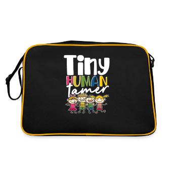 Human Tamer Circus - Kids Children Childcare - Retro Bag - black/gold - Back