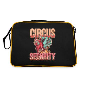 Circus Security Ringmaster Carnival Clown - Retro Bag - black/gold - Back