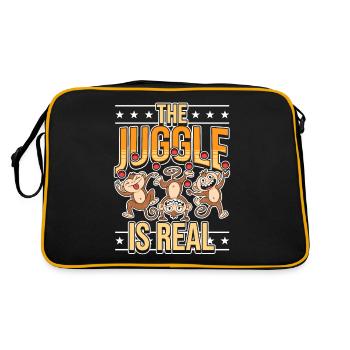 The Juggle Is Real Ringmaster Carnival Clown - Retro Bag - black/gold - Back