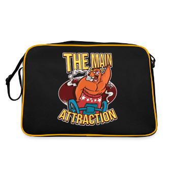 The Main Attraction Ringmaster Carnival Circus - Retro Bag - black/gold - Back