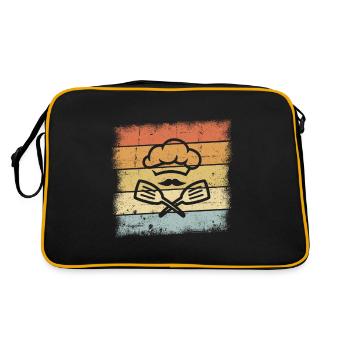 Cadeau cook - Sac Retro - noir/or - Dos