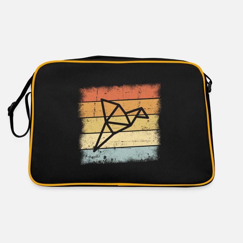 Origami Bird Retro Bag