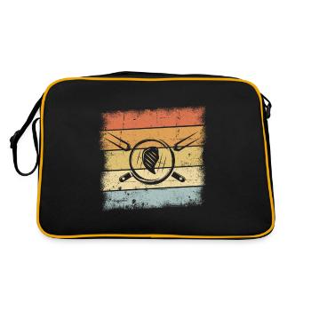 BBQ Motif Retro Look - Sac Retro - noir/or - Dos