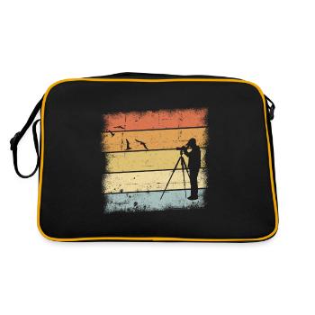 Don d’ornithologue - Sac Retro - noir/or - Dos