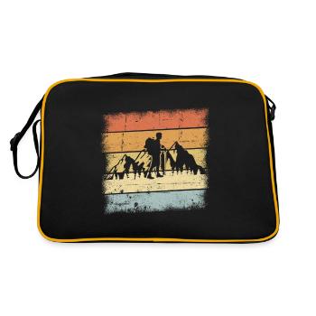 Tenue de randonnée - Sac Retro - noir/or - Dos
