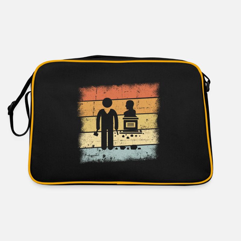 Bildhauer Geschenk Retro Tasche