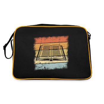 Passe-temps de lecture - Sac Retro - noir/or - Dos