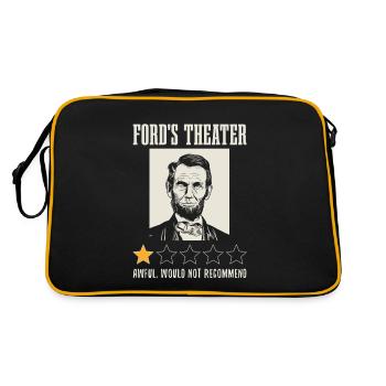 Theater Terrible Would Not Recommend - Retro Bag - black/gold - Back