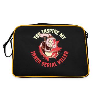 Inner Serial Killer Crime Series Gift - Retro Bag - black/gold - Back
