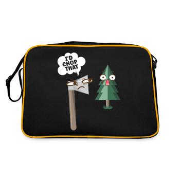 Hache Hache Lancer Hache Hache Lancer Hache Lancer Id Chop - Sac Retro - noir/or - Dos