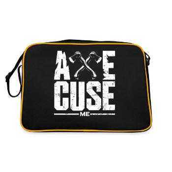 Hache Hache Lancer Hache Hache Lancer Hache Ax Lanceur Hache Cuse - Sac Retro - noir/or - Dos