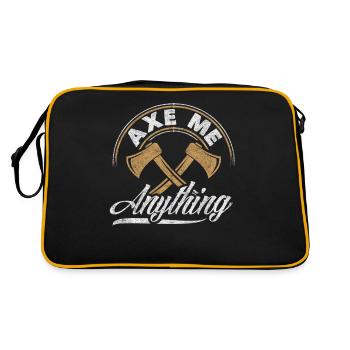 Hache Hache Lancer Hache Hache Lancer Hache - Sac Retro - noir/or - Dos