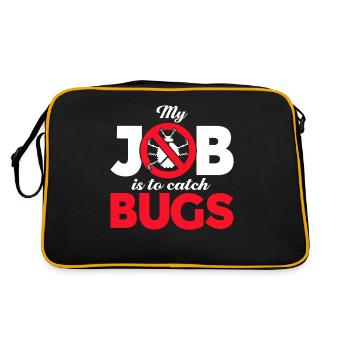 QA Engineer QA Tester Software Tester - Retro Bag - black/gold - Back