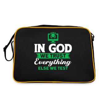 QA Engineer QA Tester Software Tester - Retro Bag - black/gold - Back