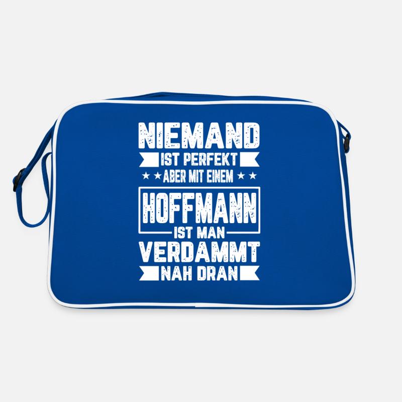 Hoffmann Niemand ist Perfekt Geschenkidee Retro Tasche