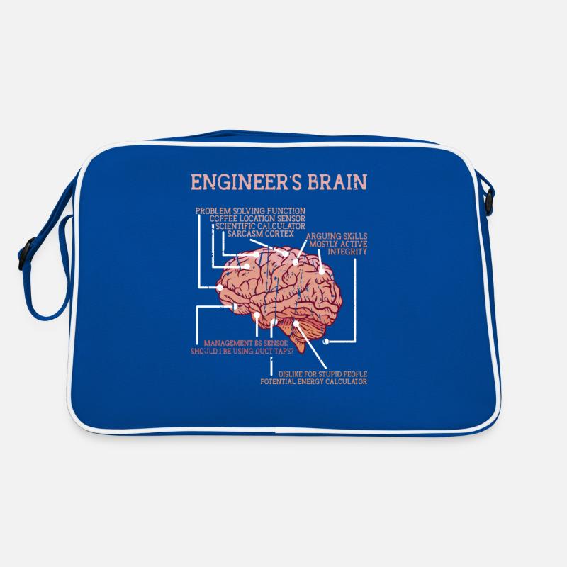 Engineer's brain problem solving function - Retro Bag