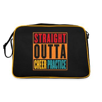 Pratique de straight outta cheer - Sac Retro - noir/or - Dos